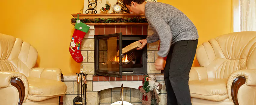 Gas to Wood-Burning Fireplace Conversion Services in Oswego, Illinois