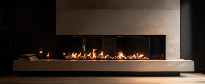 Gas Fireplace Ember Bed Design Services in Oswego, Illinois