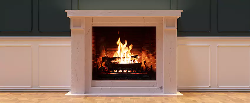Open Flame Wood-Burning Fireplace Installation Services in Oswego, Illinois
