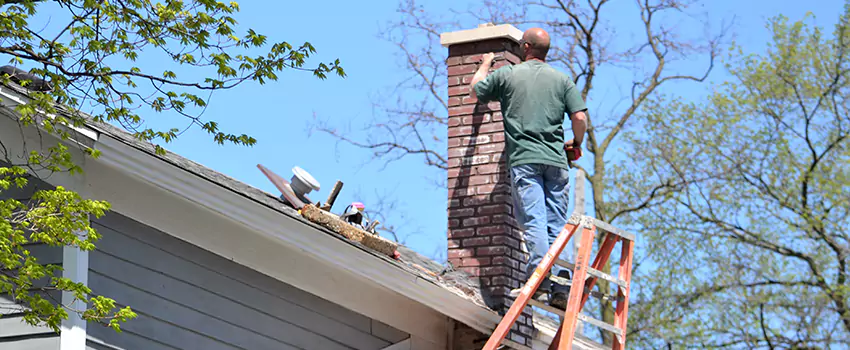 Vinyl and PVC Chimney Flashing Installation in Oswego, IL