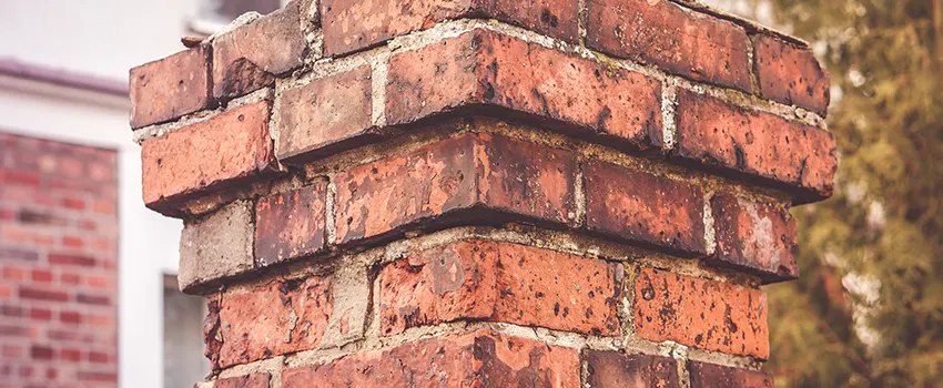 Cracked Chimney Bricks Repair Cost in Oswego, Illinois