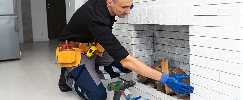 Fireplace Damaged Damper Frame Repair Services in Oswego, Illinois